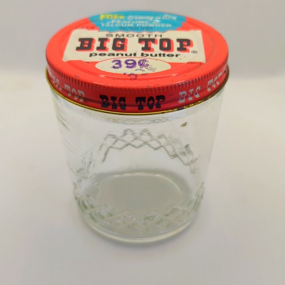 Big Top Peanut Butter Jar - Vintage